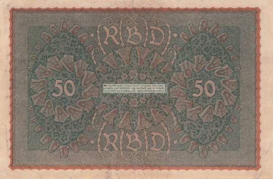 50 Mark 1919 ro.62b L